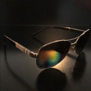 Authentic Burberry aviator sunglasses
